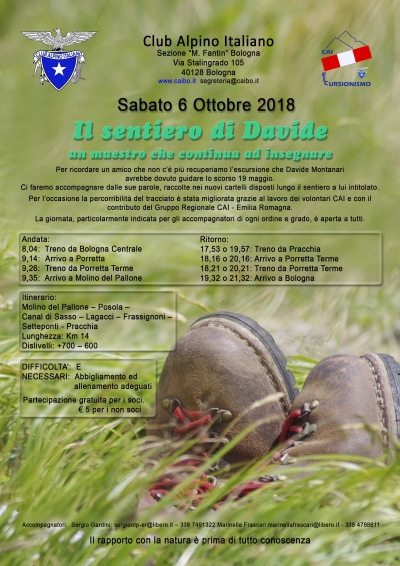 EVENTO: Il sentiero di Davide