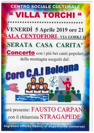 CAI Bologna - 5 aprile - concerto coro Cai Bologna
