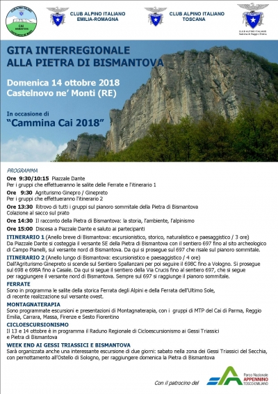 INTERREGIONALE BISMANTOVA - PROGRAMMA DEFINITIVO