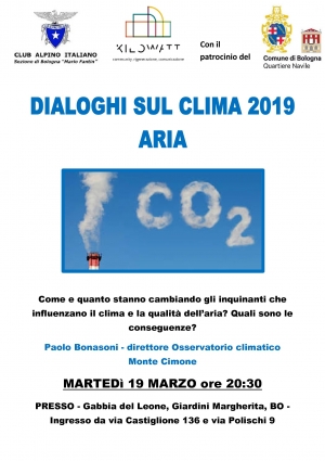 CAI Bologna - 19 Marzo - Dialoghi sul clima