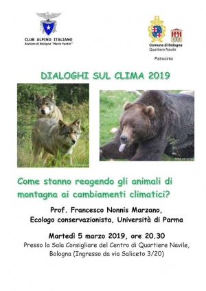 5 marzo CAI Bologna - proseguono i dialoghi sul clima